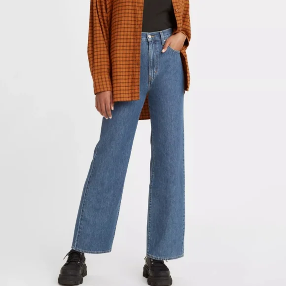 Levi's High Rise Straight Leg Jeans 31 NWT - Picture 1 of 8